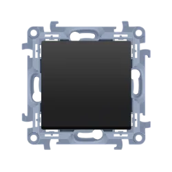 Simon 10 module black matte 1-pole switch 10AX 250V