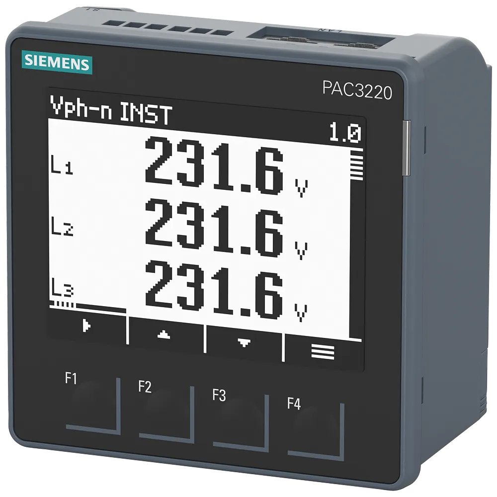 SENTRON POWER MONITORING PAC3220 – zaawansowany miernik panelowy