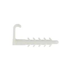 USMPH-2/100 white flat hammer-in hook cable clip