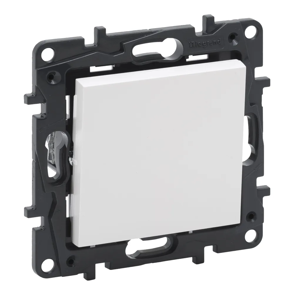 NILOE STEP connector module white 1-pole 10AX 250V