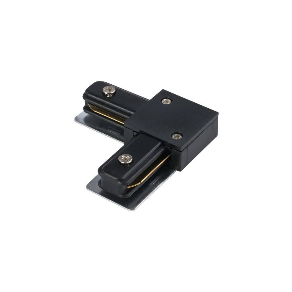Profile connector czarny łącznik kątowy L IP20 PC/stal