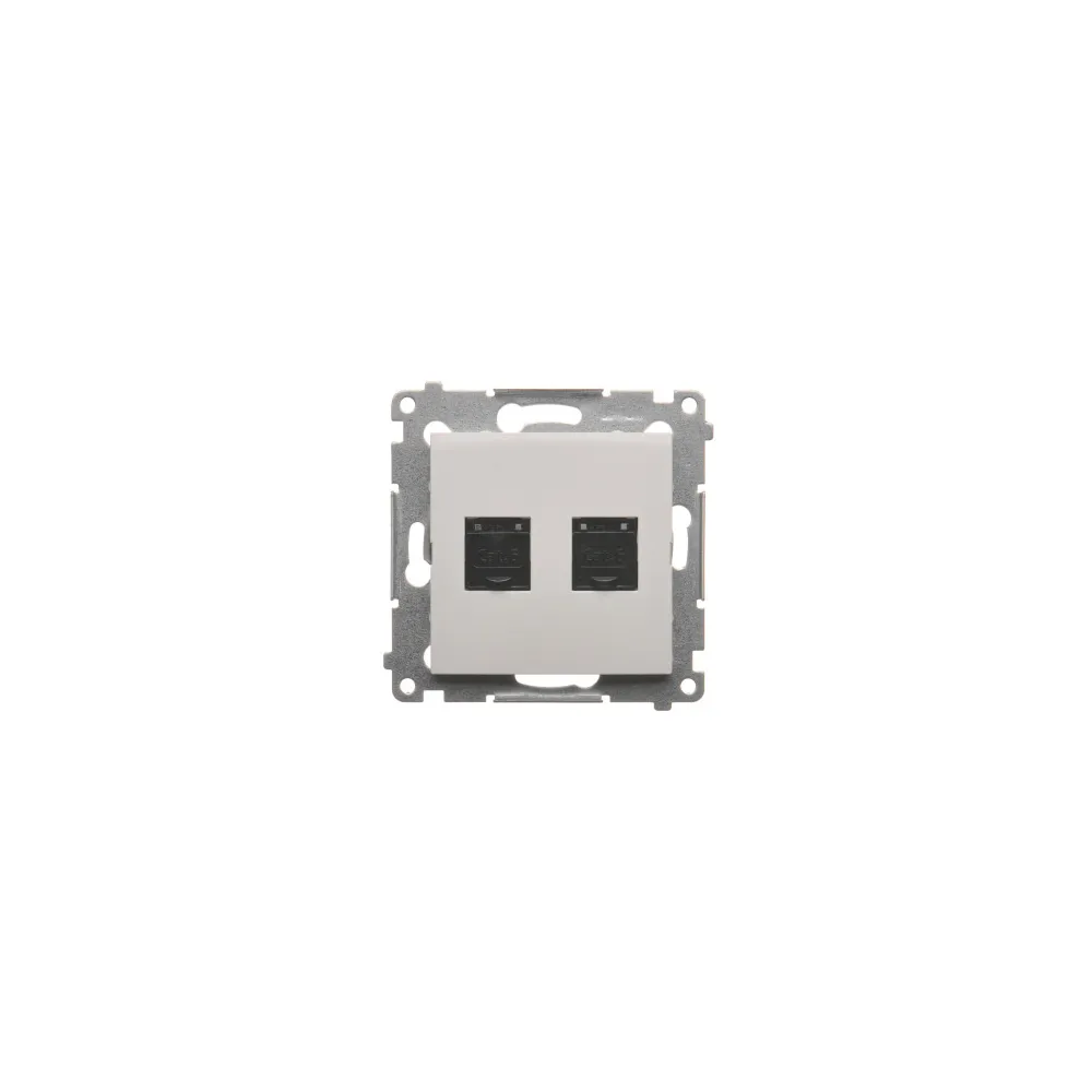 Computer socket 2x UAE 8 CAT.6 UTP with dust cover