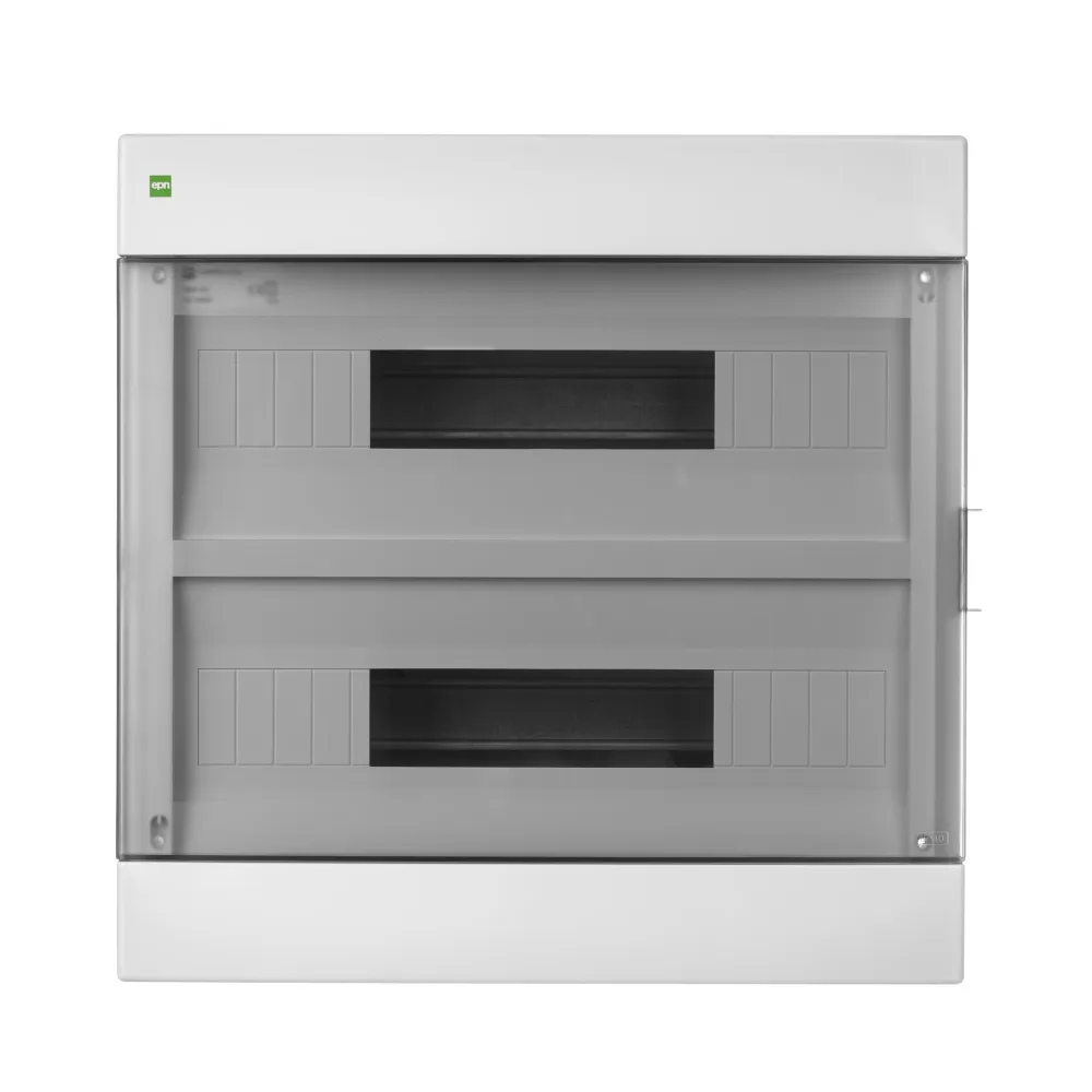 Areo plastic distribution board NT 36M 2x18 PE+N IP40 smoke doors