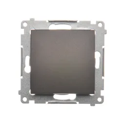 Simon 54 module matte brown 1-pole switch 10AX 250V