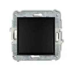 Mini module black matte 1-pole switch 10AX 250V