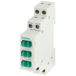 5TE5 lampka sygnalizacyjna modułowa 3x LED 230V AC zielony