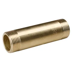 Króciec 1" mosiężny gwintowany 165 mm - trwały element instalacyj