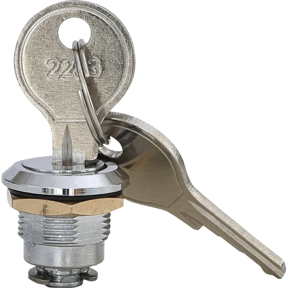 Zamek ECMECT-L2K metalowy z 2 kluczami – solidne zabezpieczenie