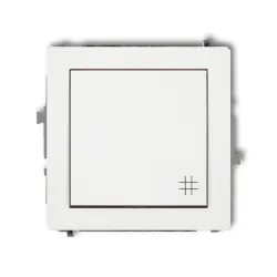 Deco moduł biały łącznik krzyżowy "Płotek" 10AX 250V