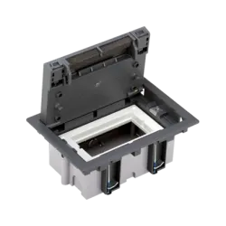 Connect gray floor box 1M 2x M45 depth 70mm + SM102/9