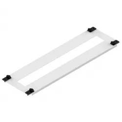 CP 1-1 M metal front plate 12M 150x250 ETIBOX