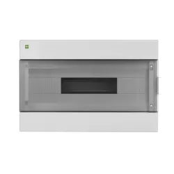 Areo plastic distribution box NT 18M 1x18 PE+N IP40 smoke doors