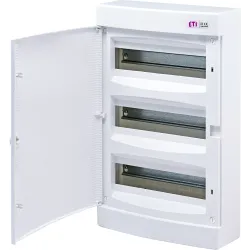 ECT36PO-S plastic distribution box - sturdy surface-mounted enclosure