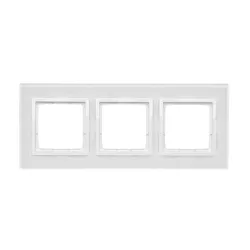 Simon 54 Nature White Pearl Glass Frame 3x – modern fittings e
