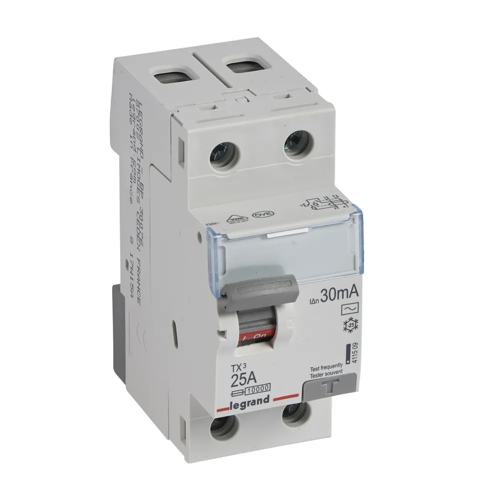 Residual current circuit breaker P302 TX3 25A 30mA AC - reliable protection