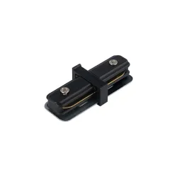 Profile connector black straight joint IP20 – durable connection