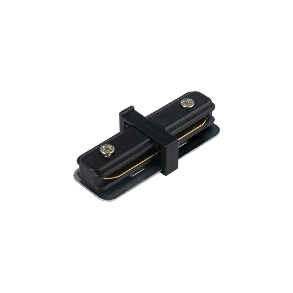 Profile connector black straight joint IP20 – durable connection