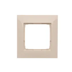 Simon 54 Premium Krem Ramka 1x – elegancka ramka elektroinstalacy