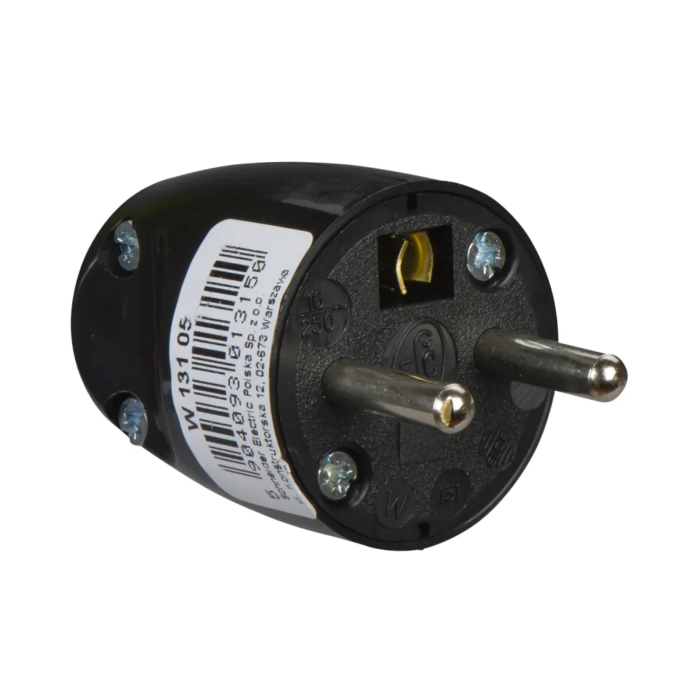 Schneider Electric Wtyczka 2P+PE proste wyprowadzenie przewodu