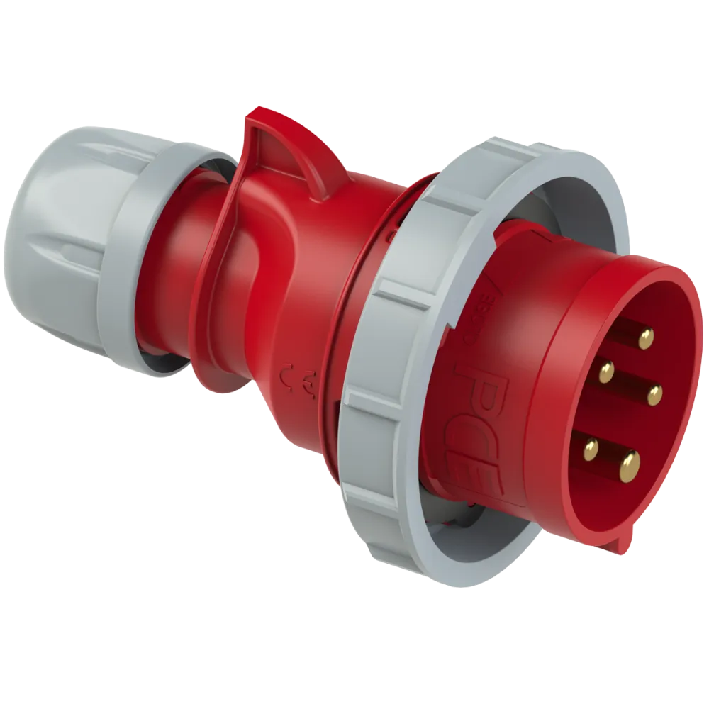 Portable 16/5 IP67 400V power plug - reliable power supply