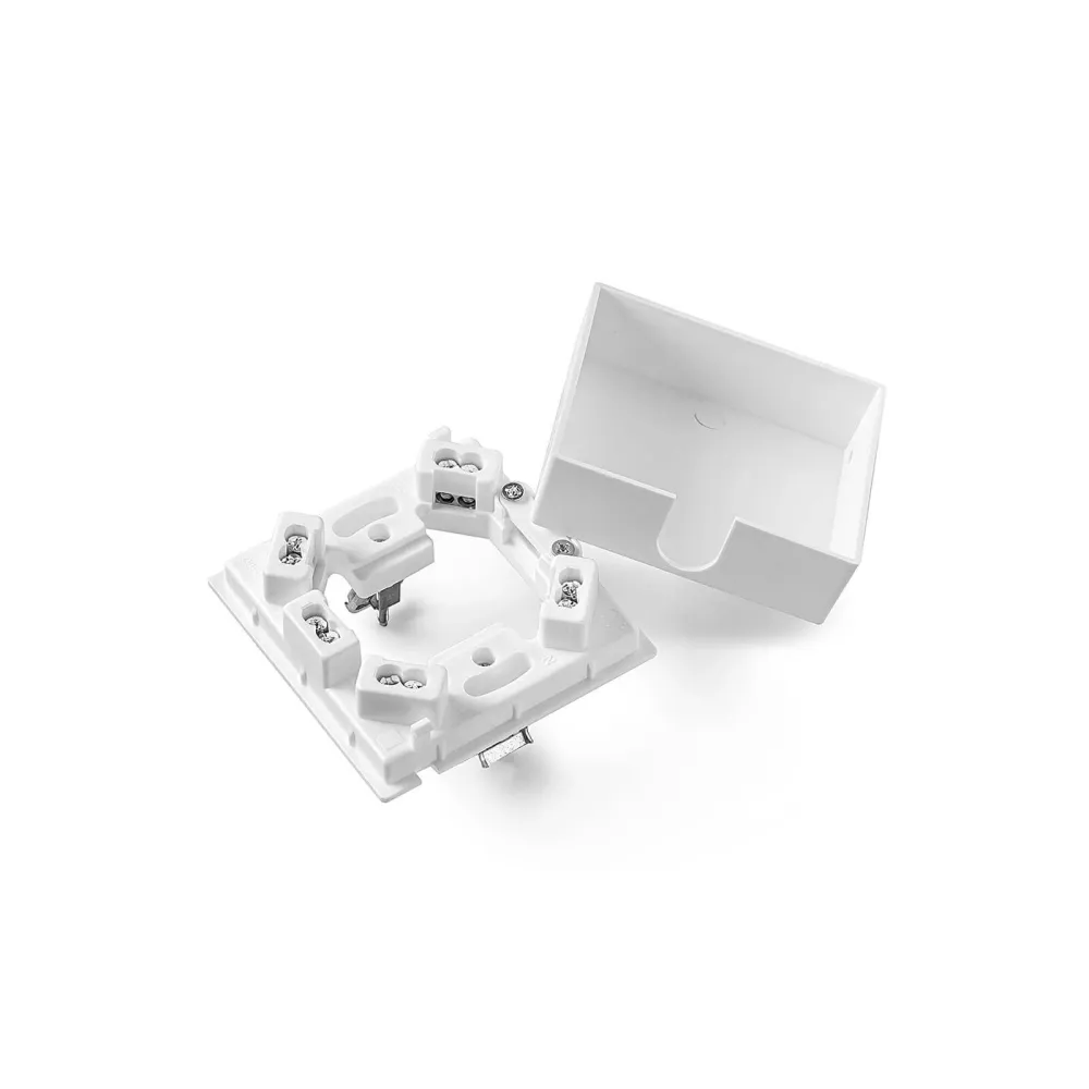 HAD01 NT installation box 80x80x25 for cookers - white