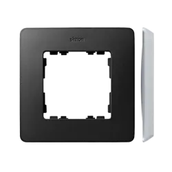 Ramka 1-krotna aluminium grafit 8200610-238 - trwała i estetyczna