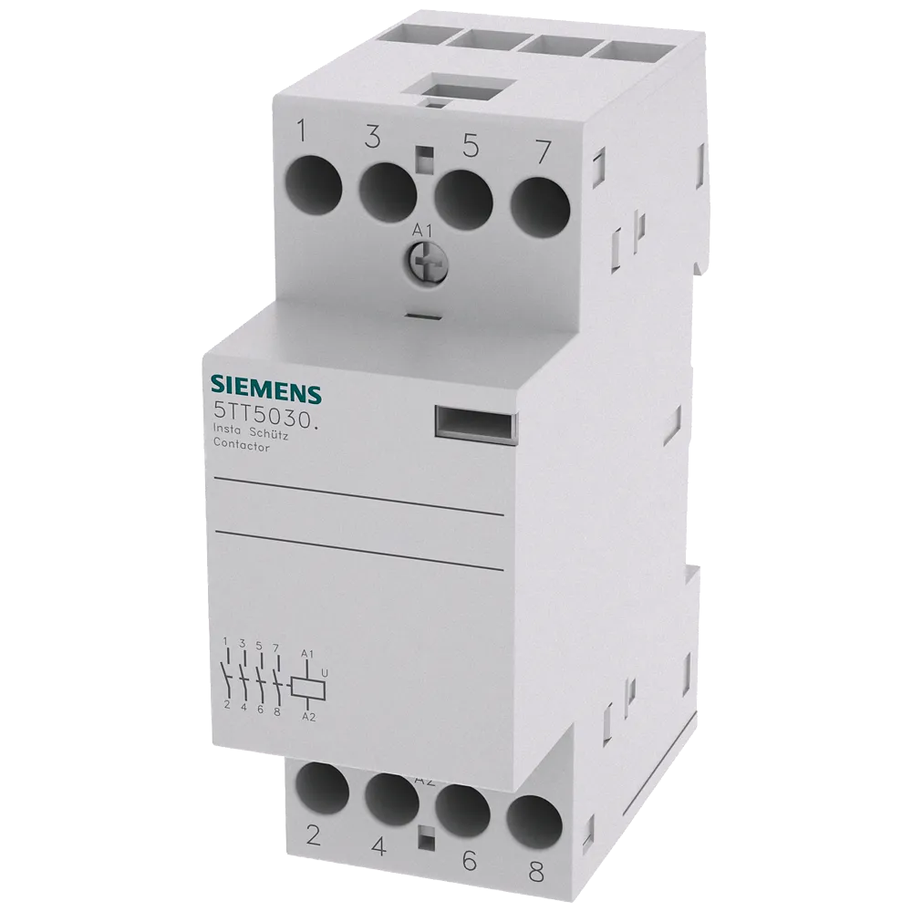 Modular Contactor 5TT5 25A 4NO 2M 230V AC - reliable control
