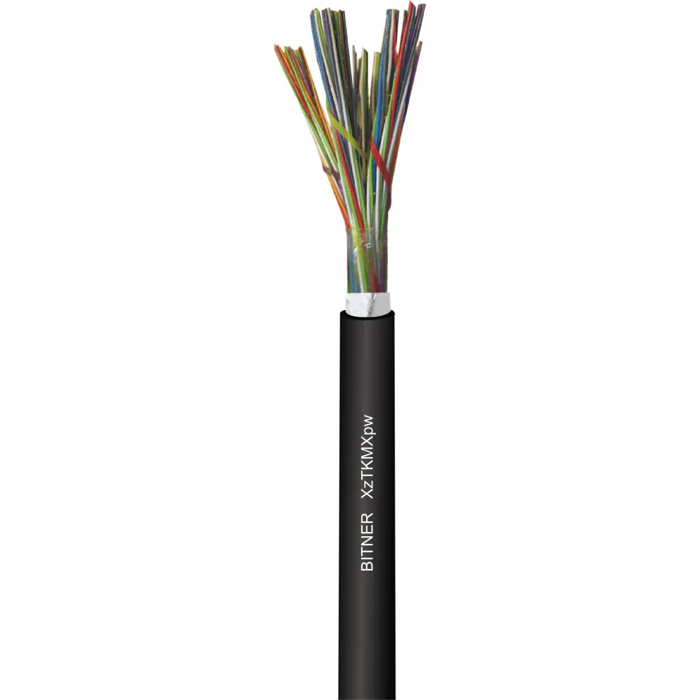 XzTKMXPW 5x4x0,5 czarny kabel telekomunikacyjny zewnętrzny