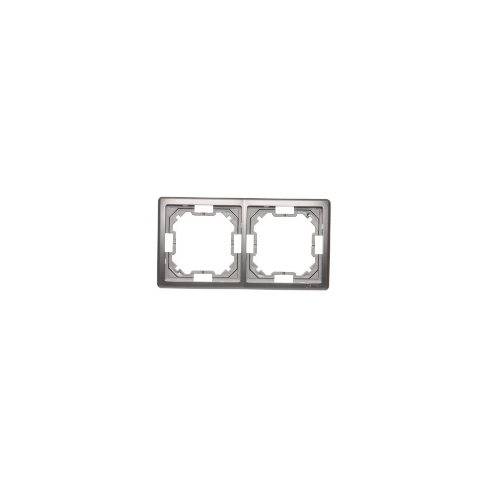 Simon Basic Standard Inox Ramka 2x – klasyczna ramka elektryczna