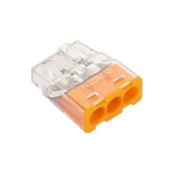Złączka samozaciskowa bezgwintowa MINI PC213S transparentny - szy