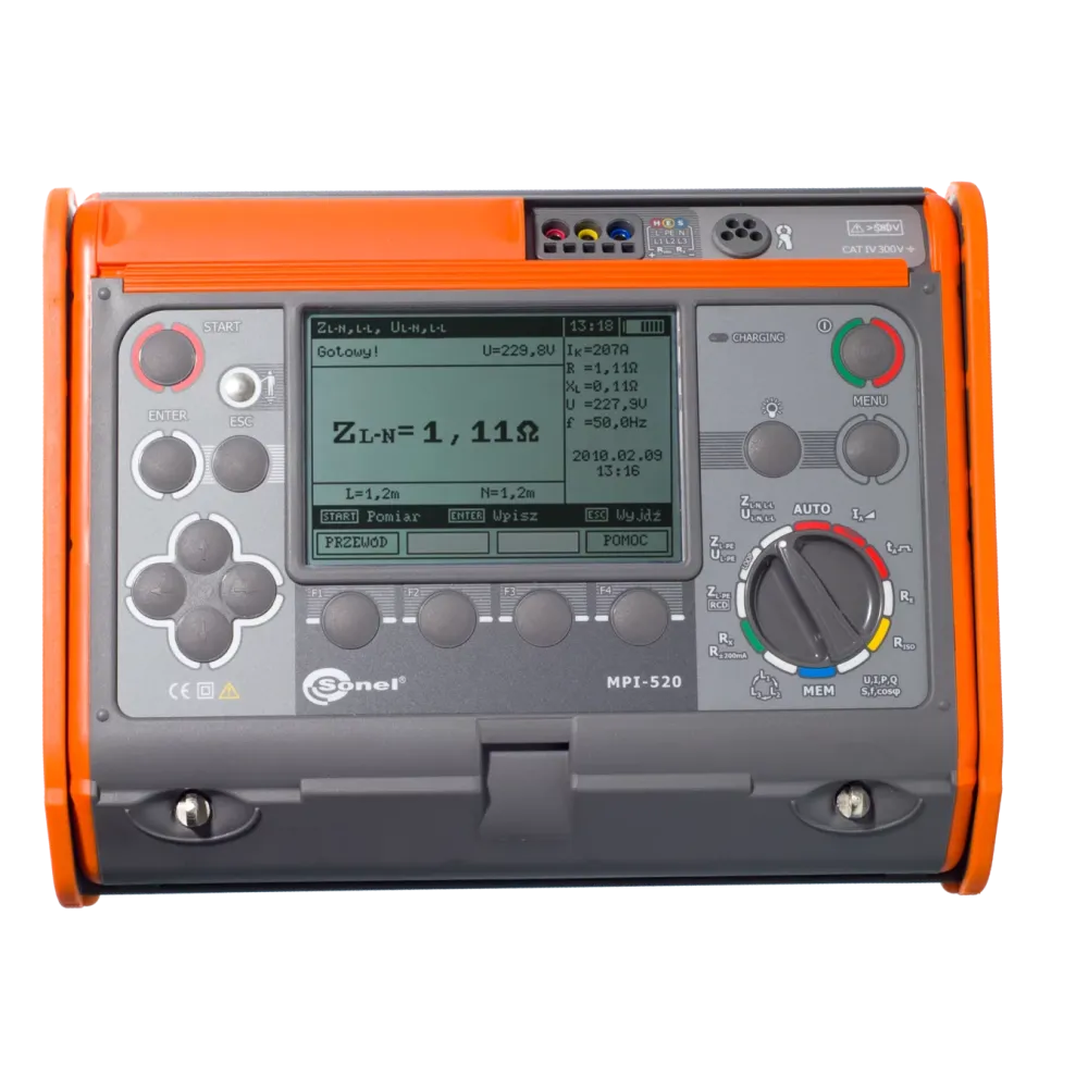 Miernik parametrów instalacji MPI-520 – precyzyjne pomiary elektr