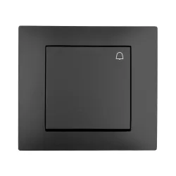 VESTRA black universal connector module – doorbell connector IP20