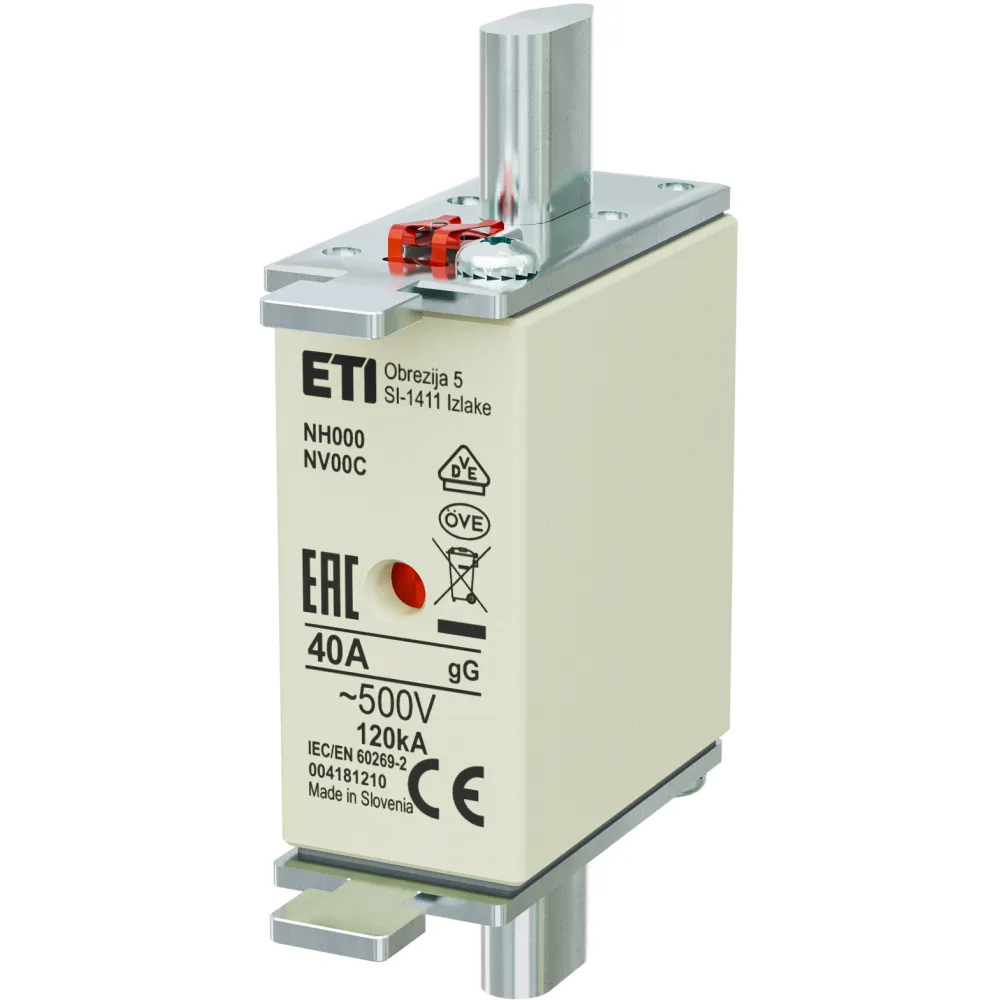 WT-00C NH000 GG K 40A - industrial fuse link 500V