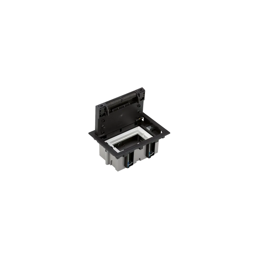 Connect gray graphite floor box 4M 70mm + SM102/9 SF