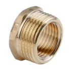 Brass reducer GZ 5/4"x GW 1" yellow - durable connections