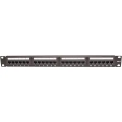 Panel kat. 6 UTP 19" 1U, 24xRJ45 – niezawodne zakończenie kabli