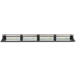 Panel kat. 6 UTP 19" 1U, 24xRJ45 – niezawodne zakończenie kabli