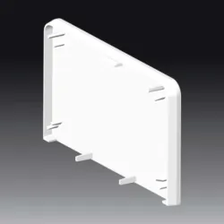 ZAK 90X55 PK D HF channel end white - practical finish