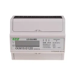 LE-03D digital 3-phase energy meter 100A MID