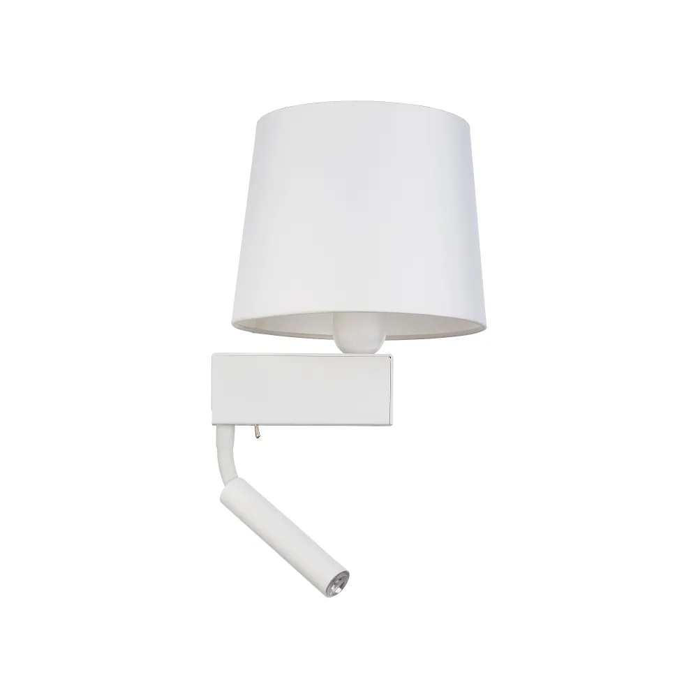 Chillin II white wall sconce NT – modern lighting