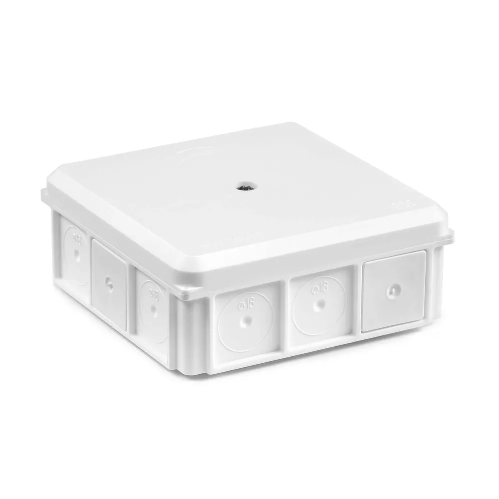 NSW90X90 puszka instalacyjna naścienna 90x90 biały - trwała i est