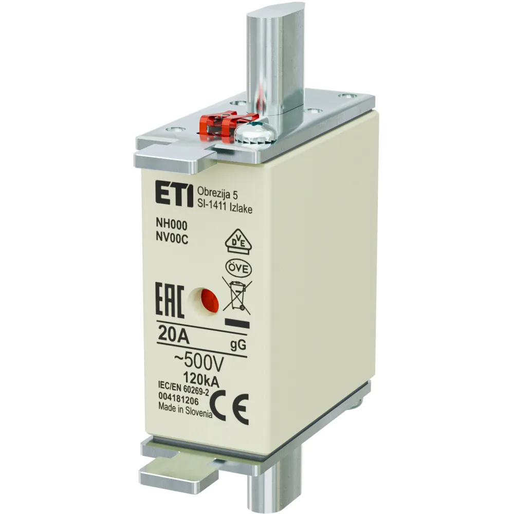 WT-00C NH000 GG K 20A - Industrial fuse link 500V