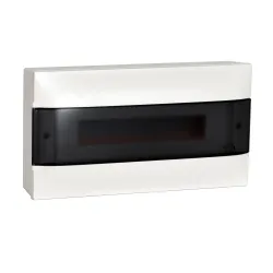 Practibox S rozdzielnia plastikowa NT 18M z drzwiami dymnymi