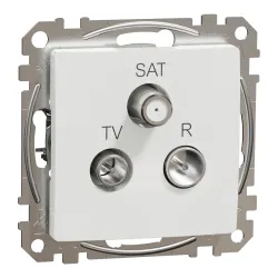 Schneider Electric Sedna Design & Elemen R/TV/SAT end socket