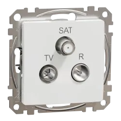 Schneider Electric Sedna Design & Elemen R/TV/SAT end socket
