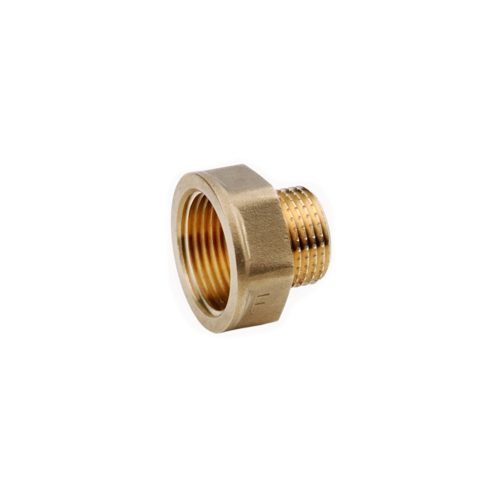 1"x1/2" yellow female-to-male reducer – practical connection r