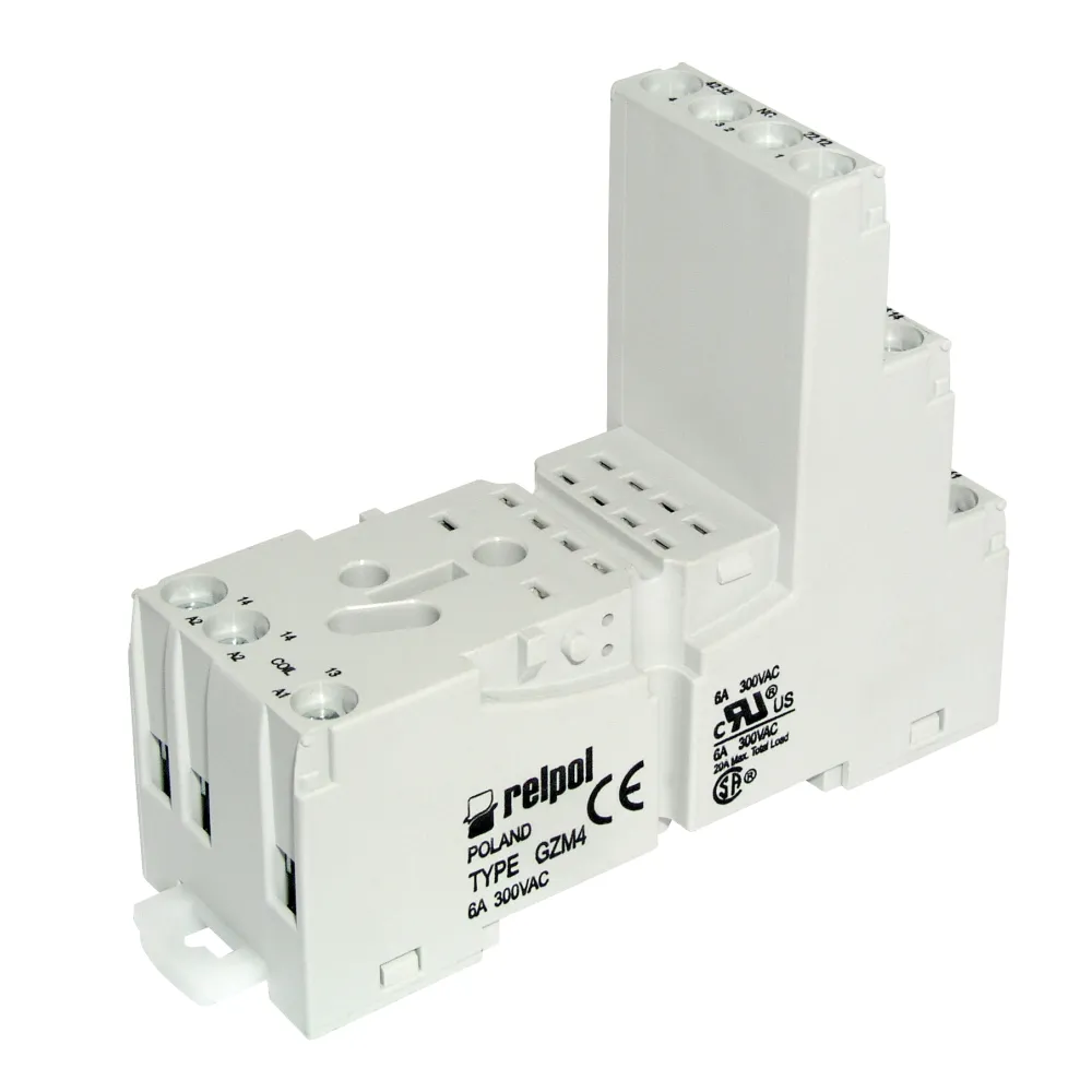 GZM4 GNIAZDO 6A 300V AC DO R4 - niezawodne gniazdo wtykowe