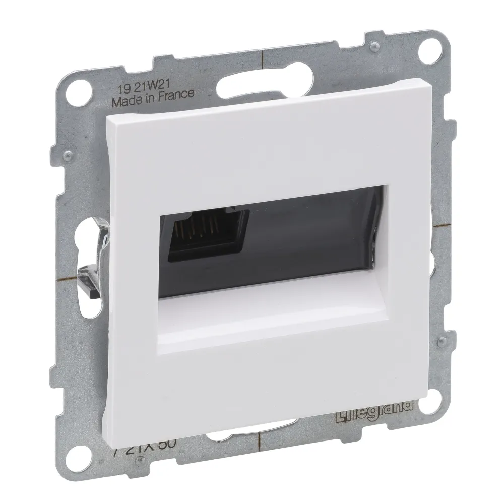SUNO 2 white module computer socket 1x UAE 8 CAT.5E UTP