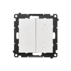 Simon 55 module white matte LED dimmer push button