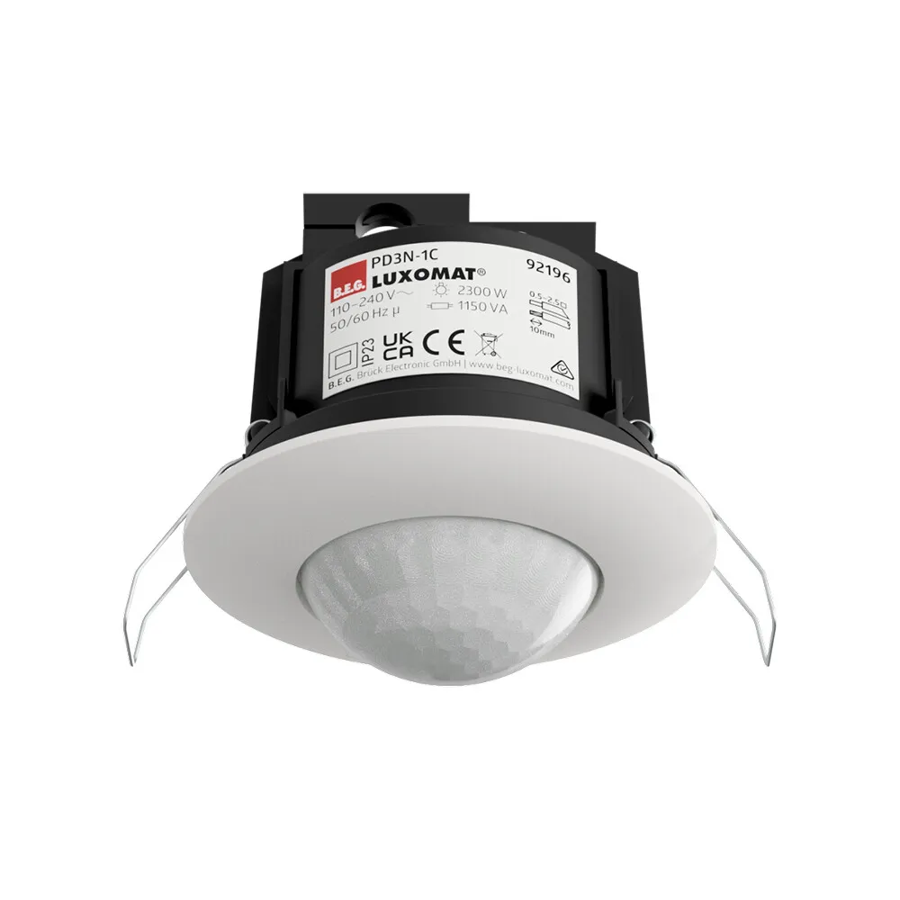 PD3-FC-1C Biały czujnik ruchu sufitowy PIR 360° 7m IP23